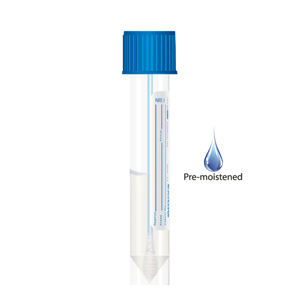Medical Wire NRS II Transwab 10ml Blue Swab crew cap